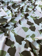 Tessuto Satin Maltinto Verde Rosa