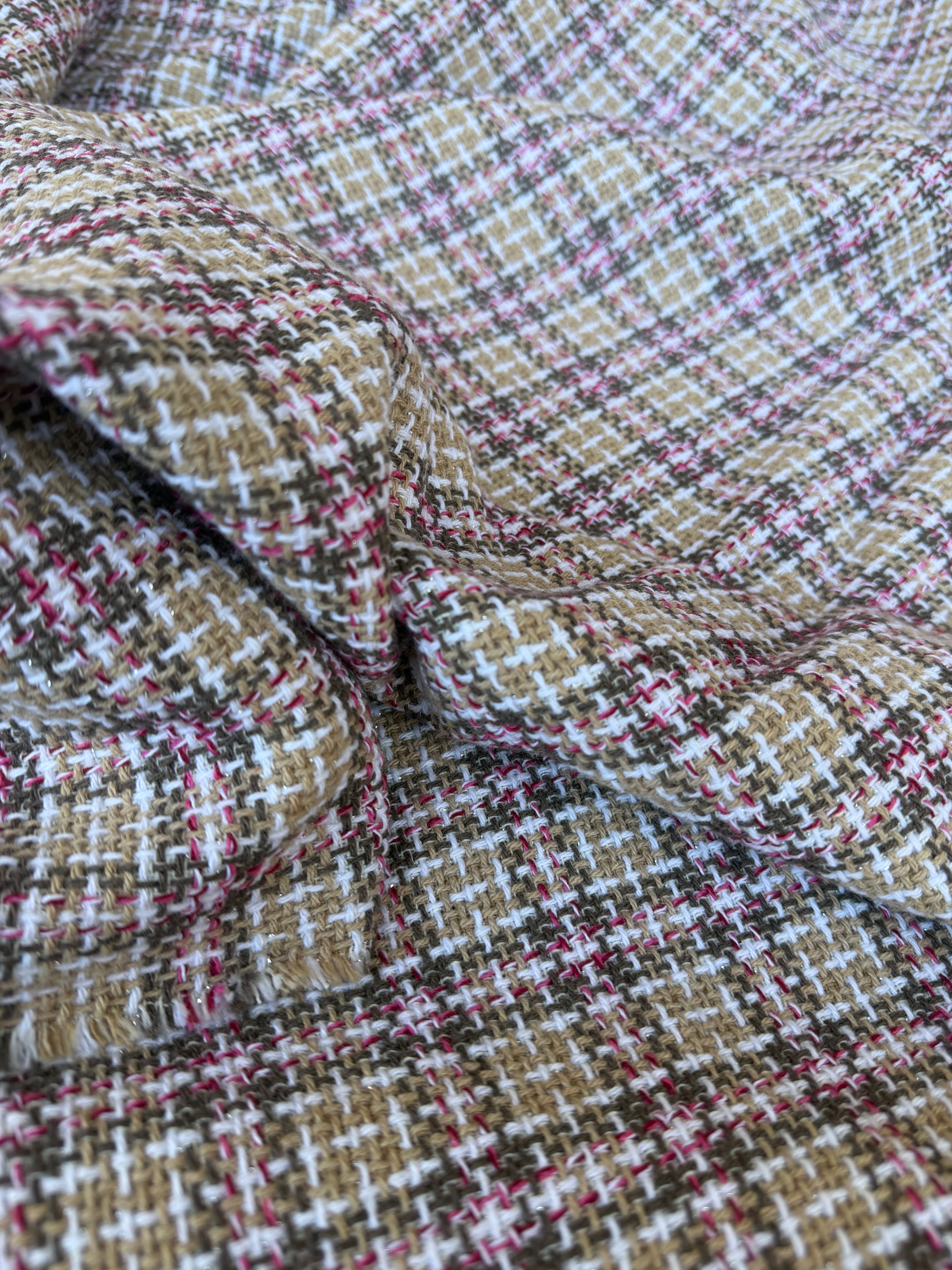 Tessuto Tweed Tipologia Chanel Multicolor Swiss