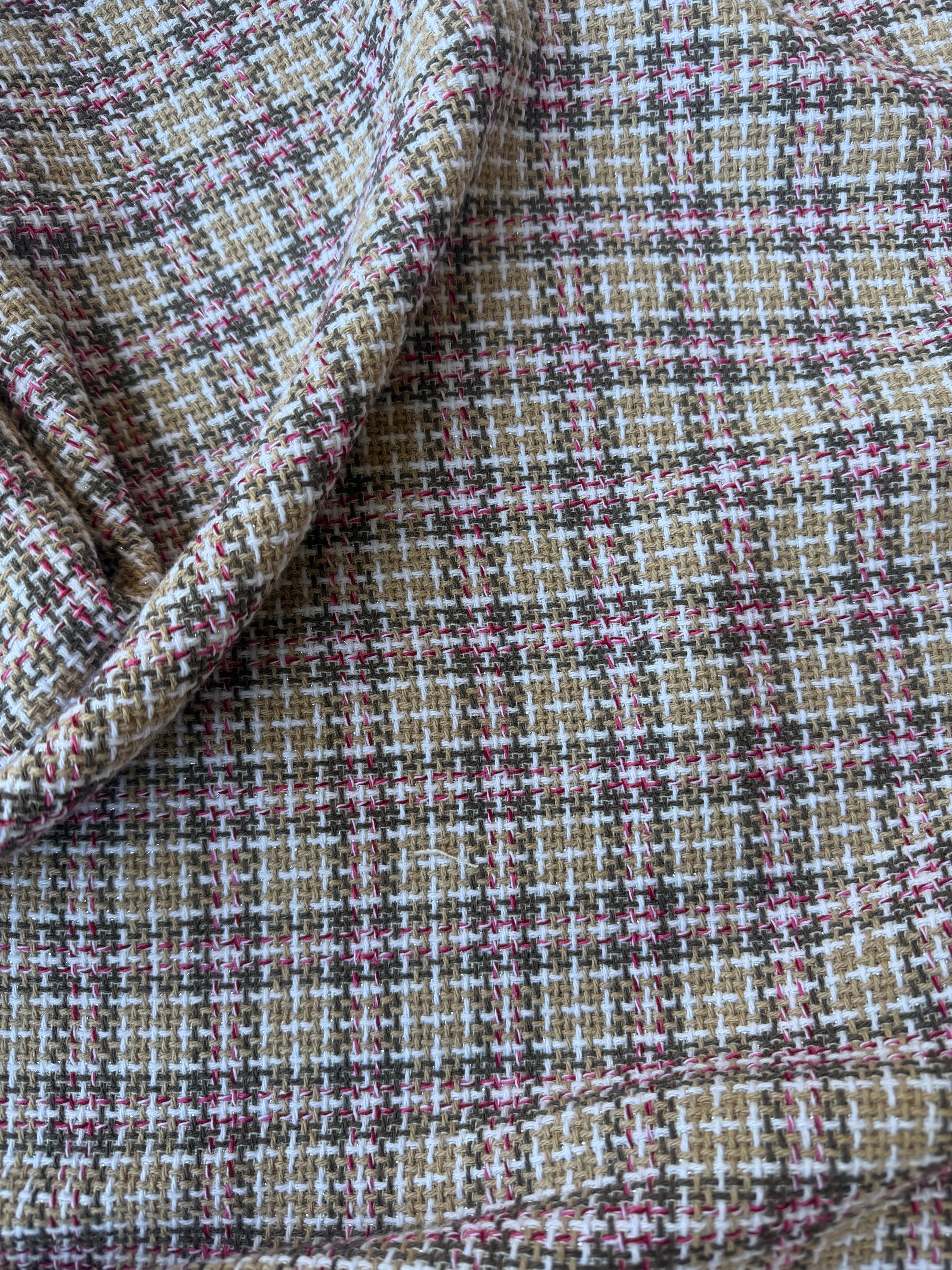 Tessuto Tweed Tipologia Chanel Multicolor Swiss