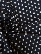 Satin Pois Nero Classic SOTTOPREZZO