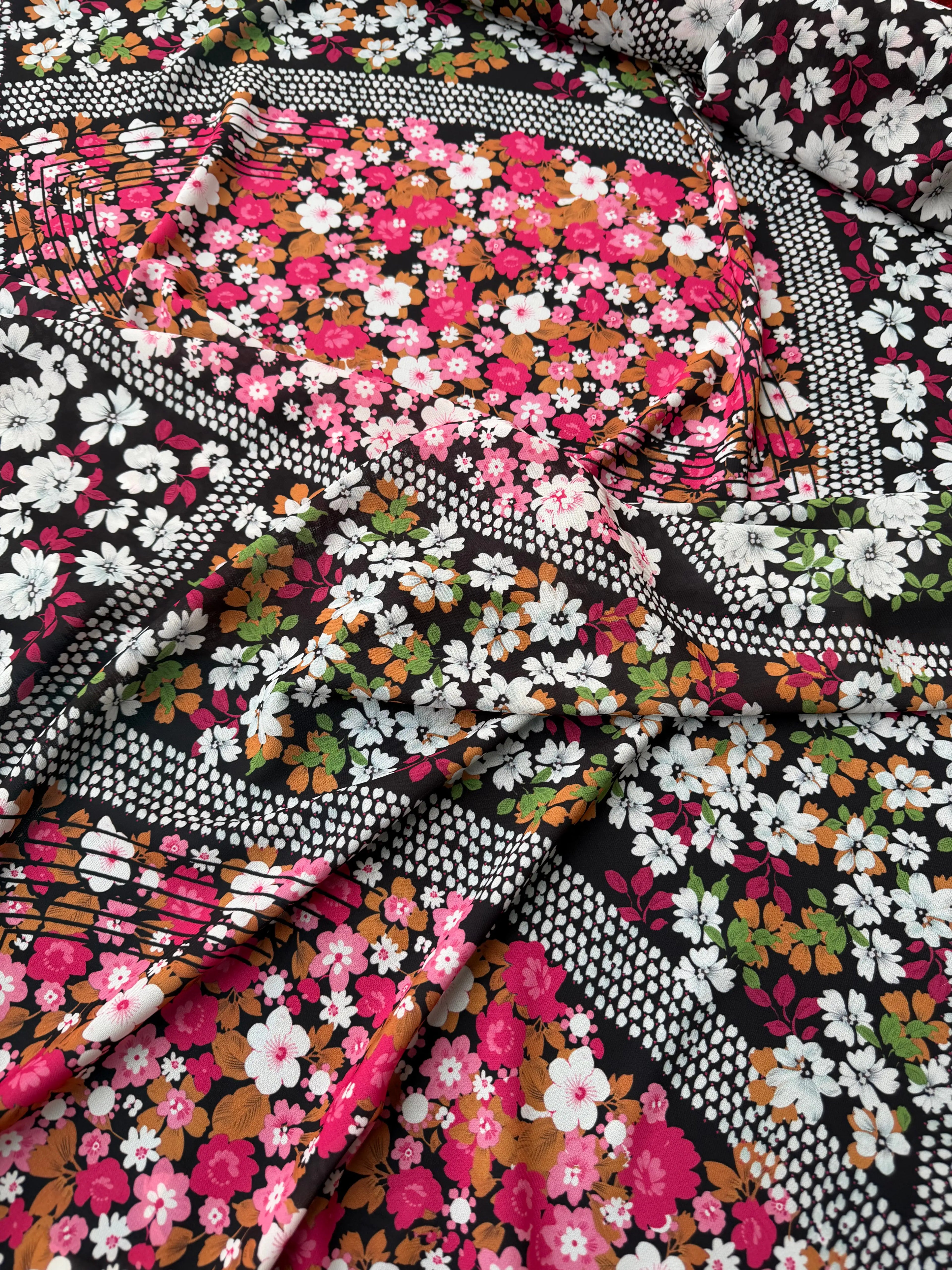 Georgette doble de patchwork provenzal