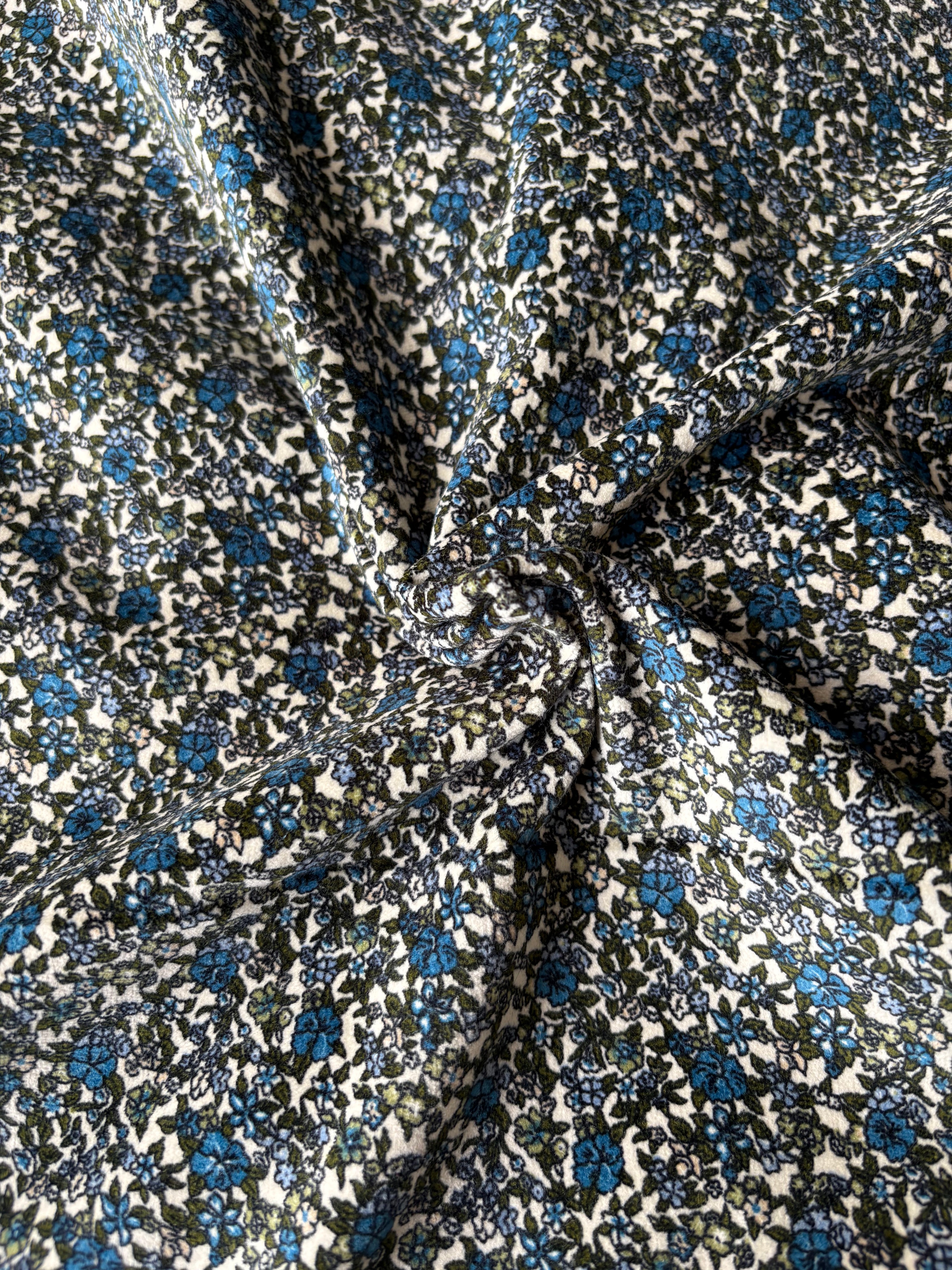 Scampolo Velluto in cotone provenzale 3,50x1,40