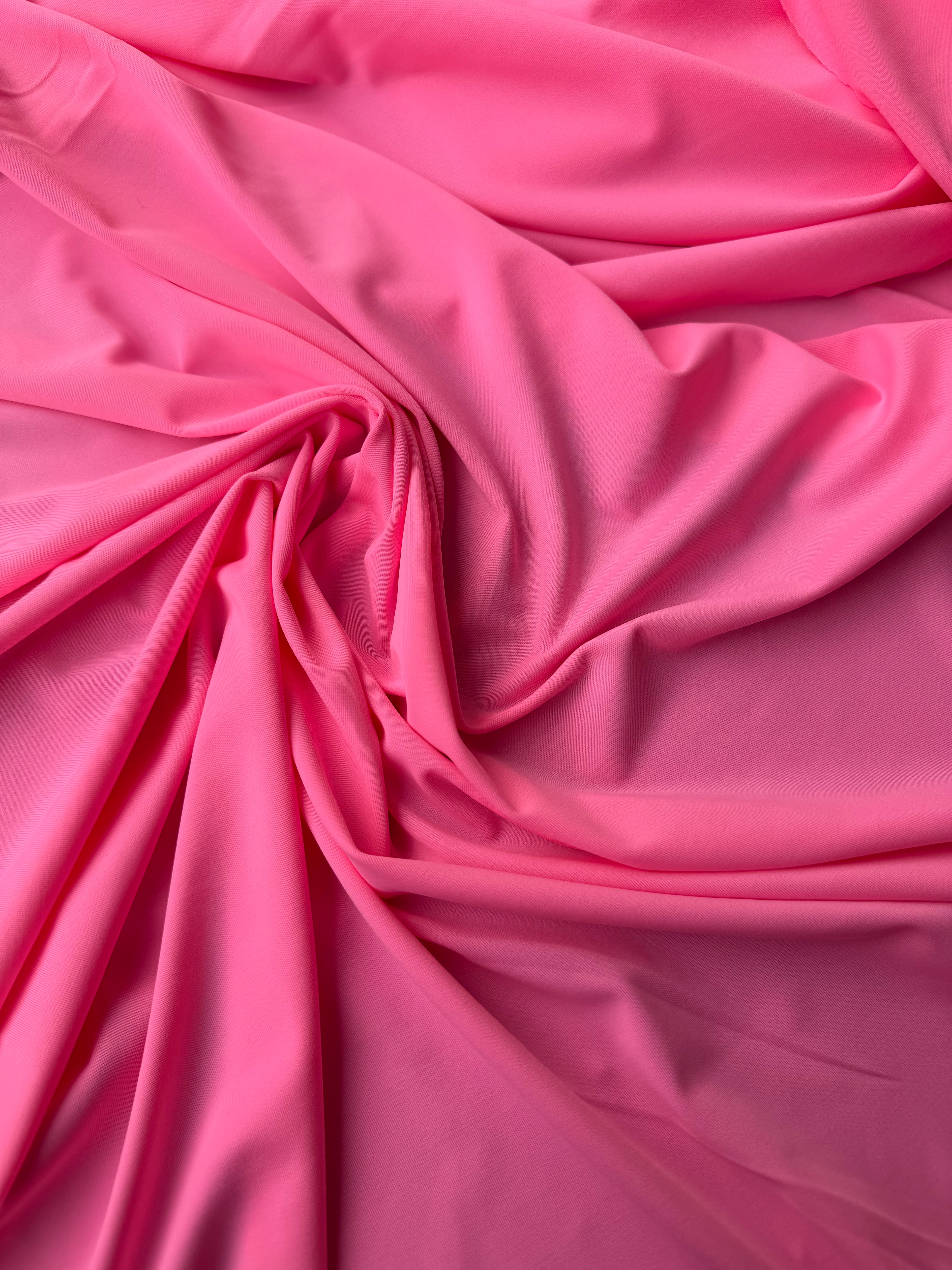 Lycra Solid Color Bright Pink Matte