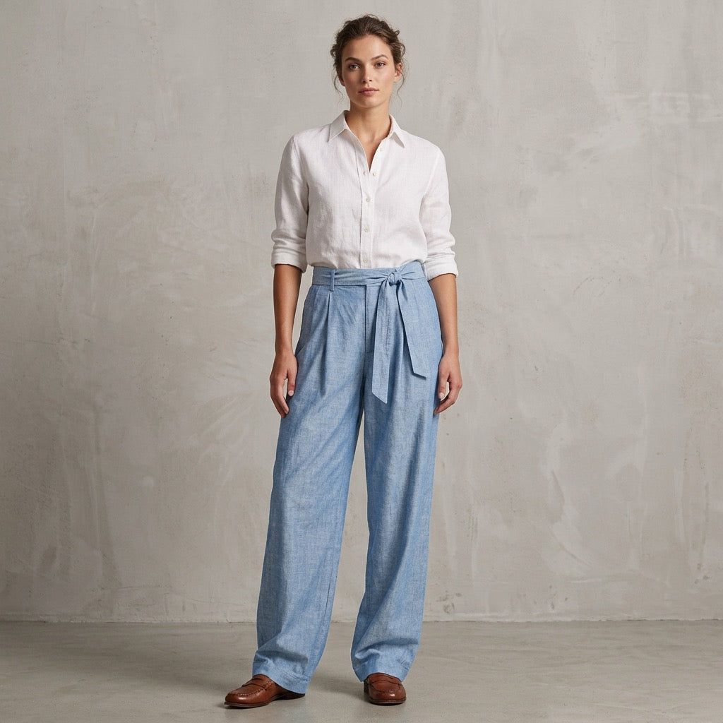 Lightweight Cambré Chambray Jeans Fabric