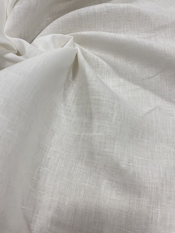 Scampolo Tessuto Puro Lino Dante Bianco 1,80x1,50