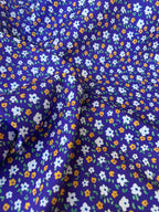 Popeline Viscosa Provenzale Fiore Primavera