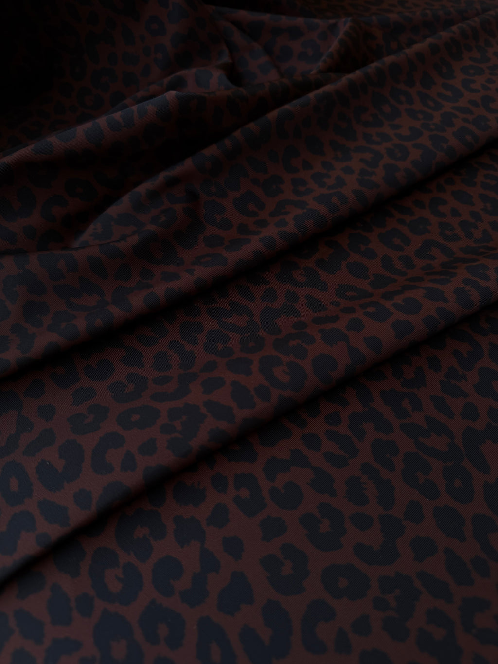 Lycra Maculato Animalier Marroncino