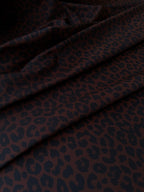 Lycra Maculato Animalier Marroncino