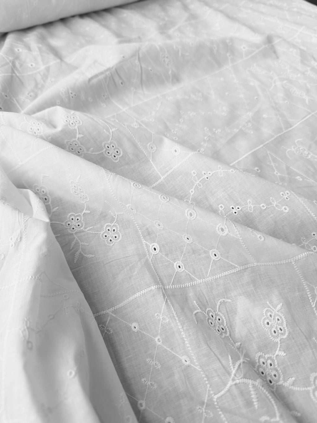 Cotone Pizzo San Gallo Ricamato Patchwork