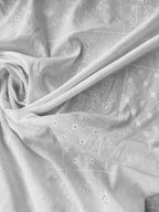 Cotone Pizzo San Gallo Ricamato Patchwork