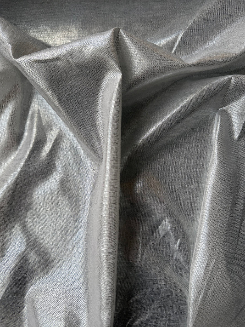 Puro Lino Spalmato Argento