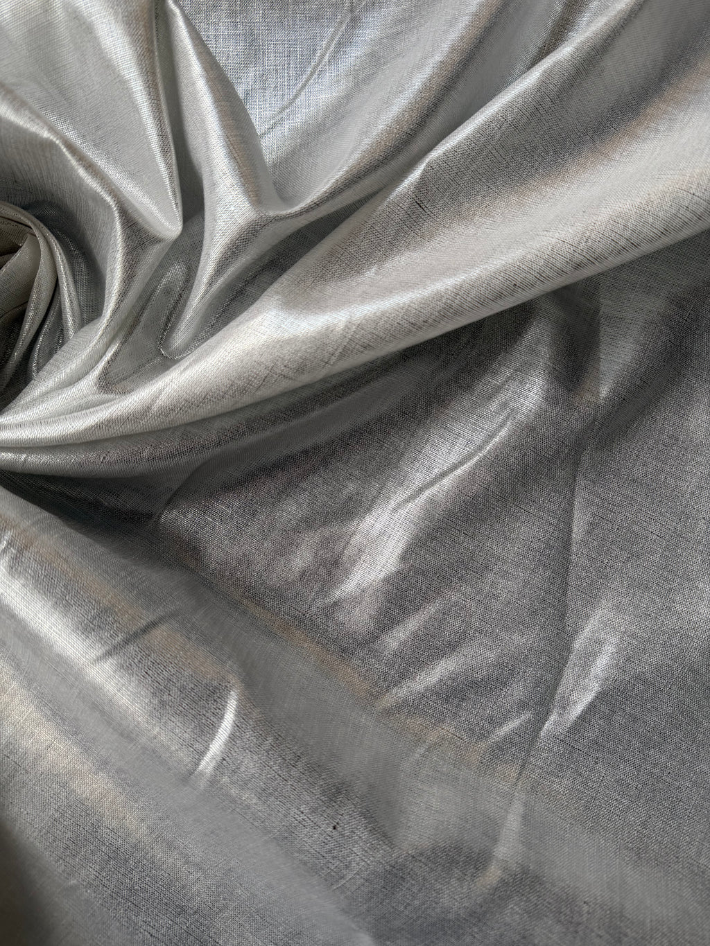 Puro Lino Spalmato Argento