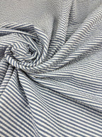 Pink Striped Clo Clo Cotton Fabric