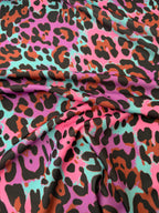 Lycra Animalier Leopardato Sfumature Amazzonia