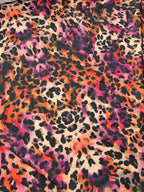 Lycra Animalier Leopardato Sfumature Savana