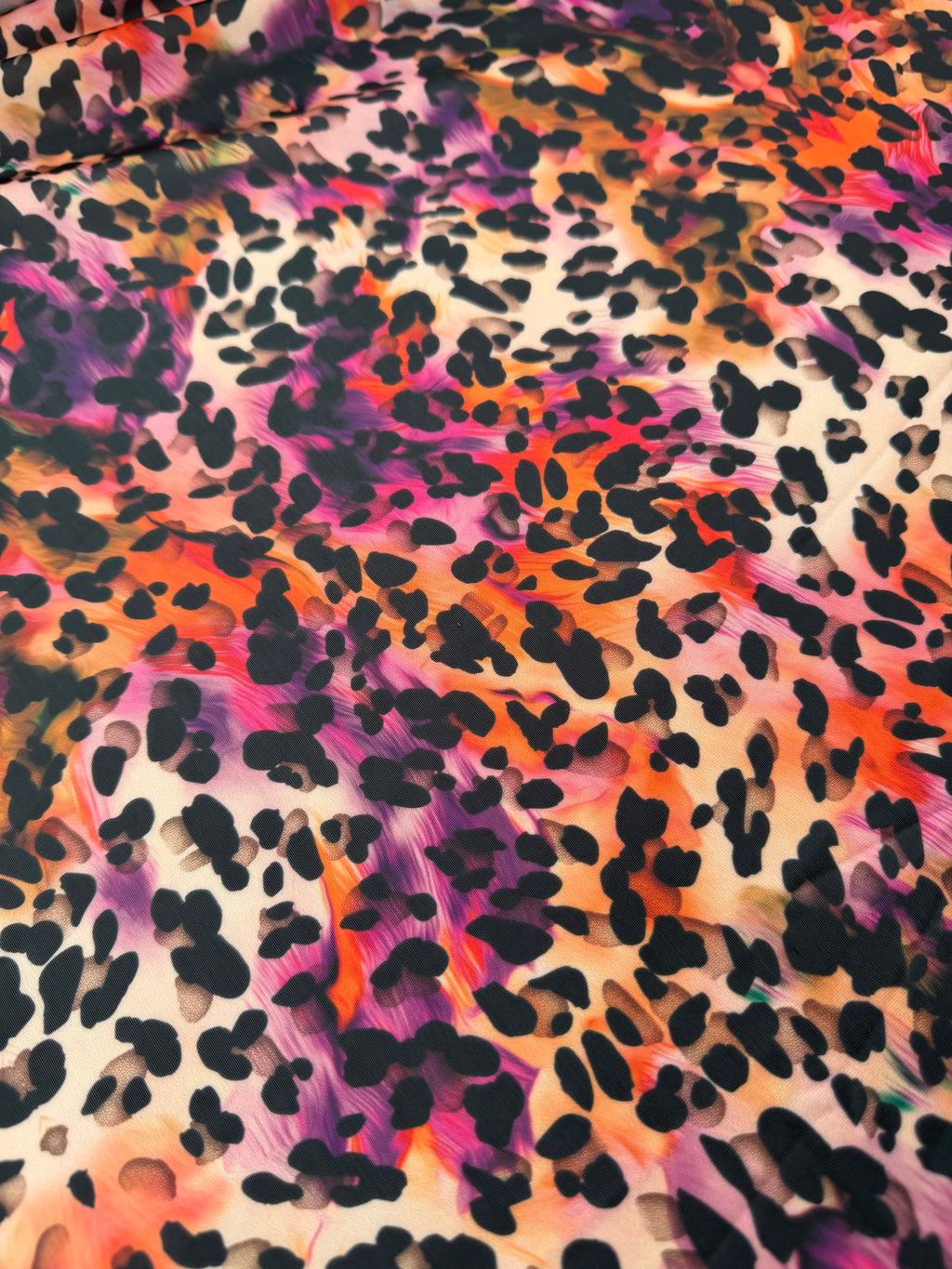 Lycra Animalier Leopardato Sfumature Savana