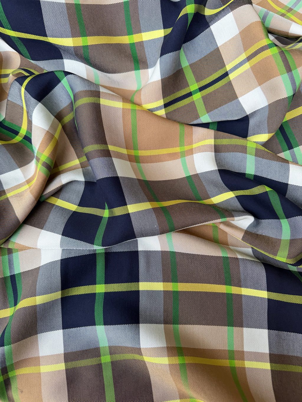 Tartan Viscosa/Cotone Happy