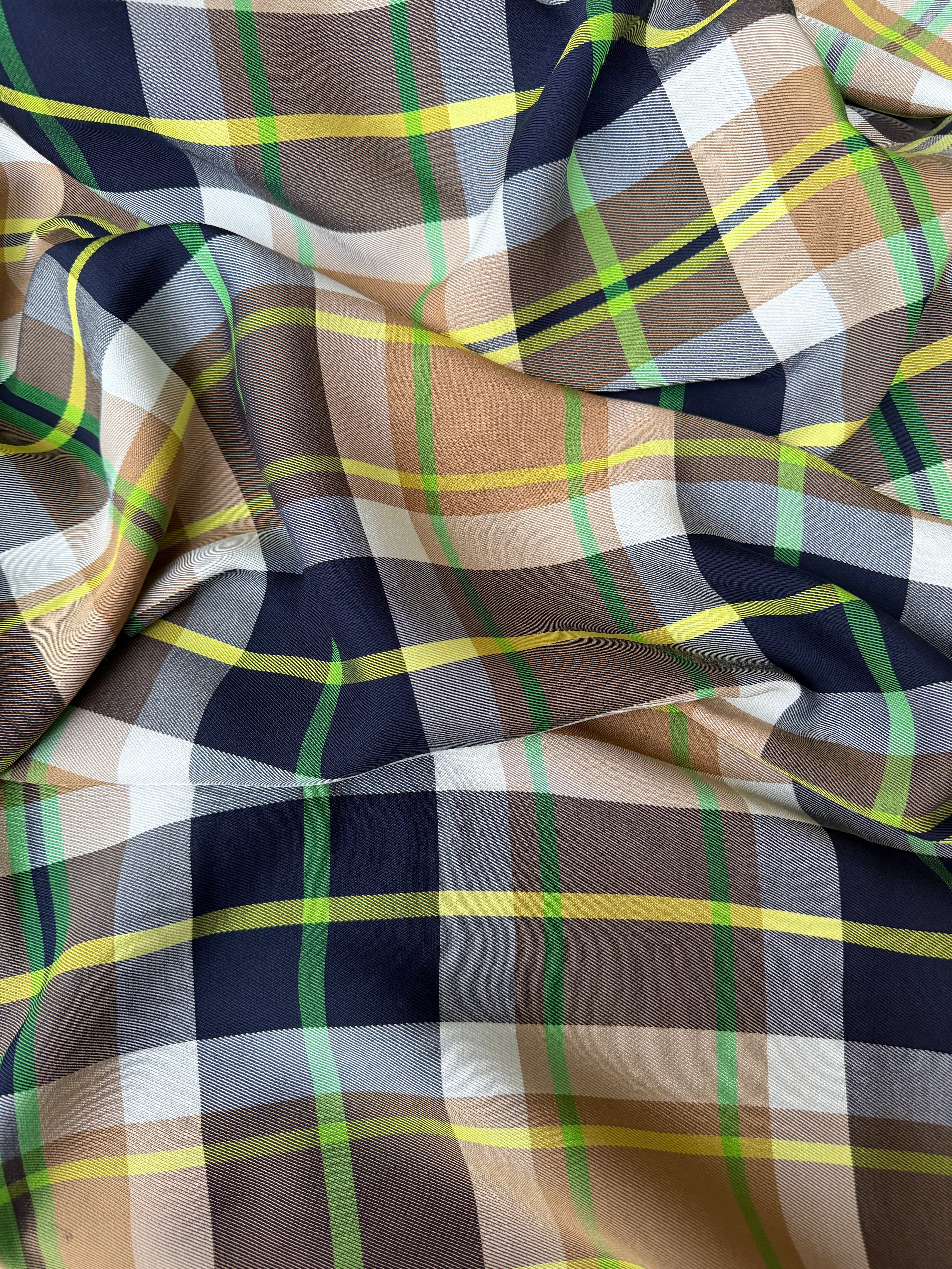 Tartan Viscosa/Cotone Happy