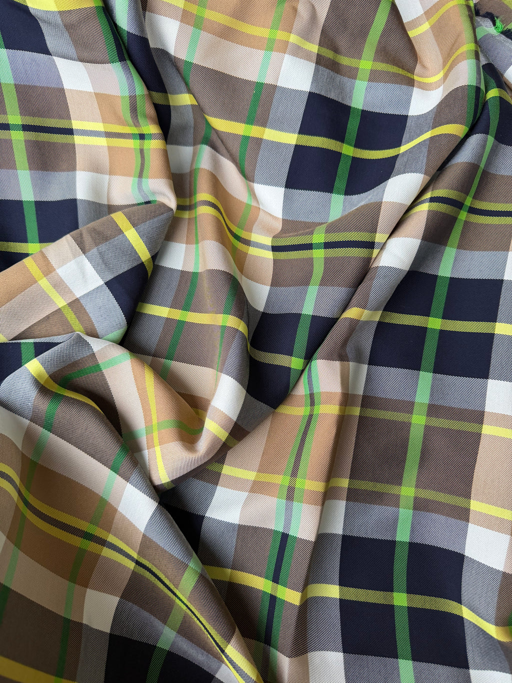 Tartan Viscosa/Cotone Happy