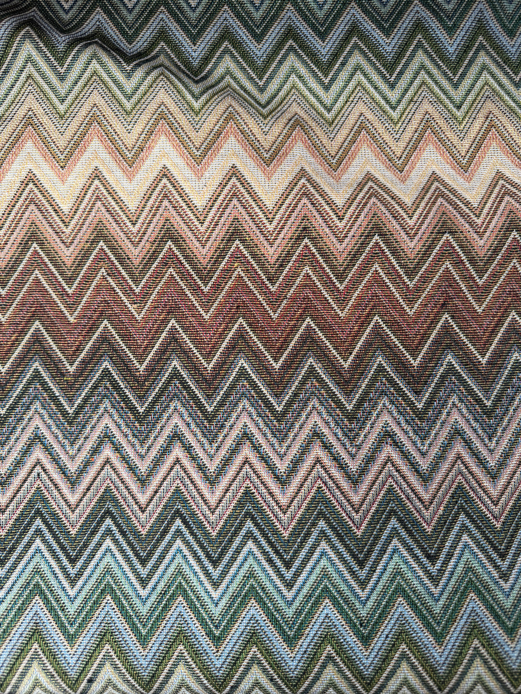 Tappezzeria Gobelin Spigato Stile Missoni Arredamento Sabbia Oro 280h