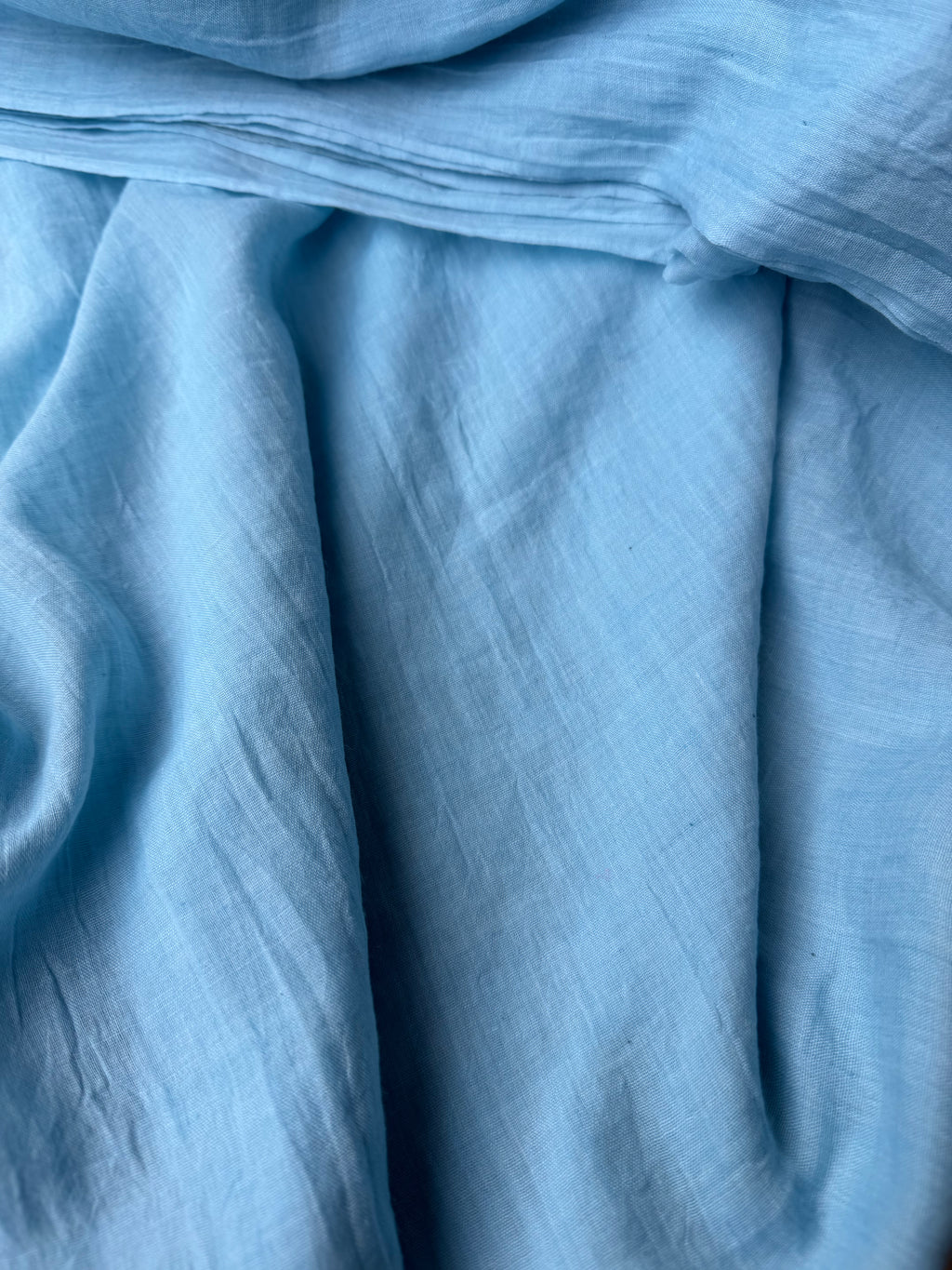 Muslin Gauze Cotton Light Blue