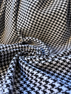 Tessuto chanel tweed pied de poul - WorldTessuti