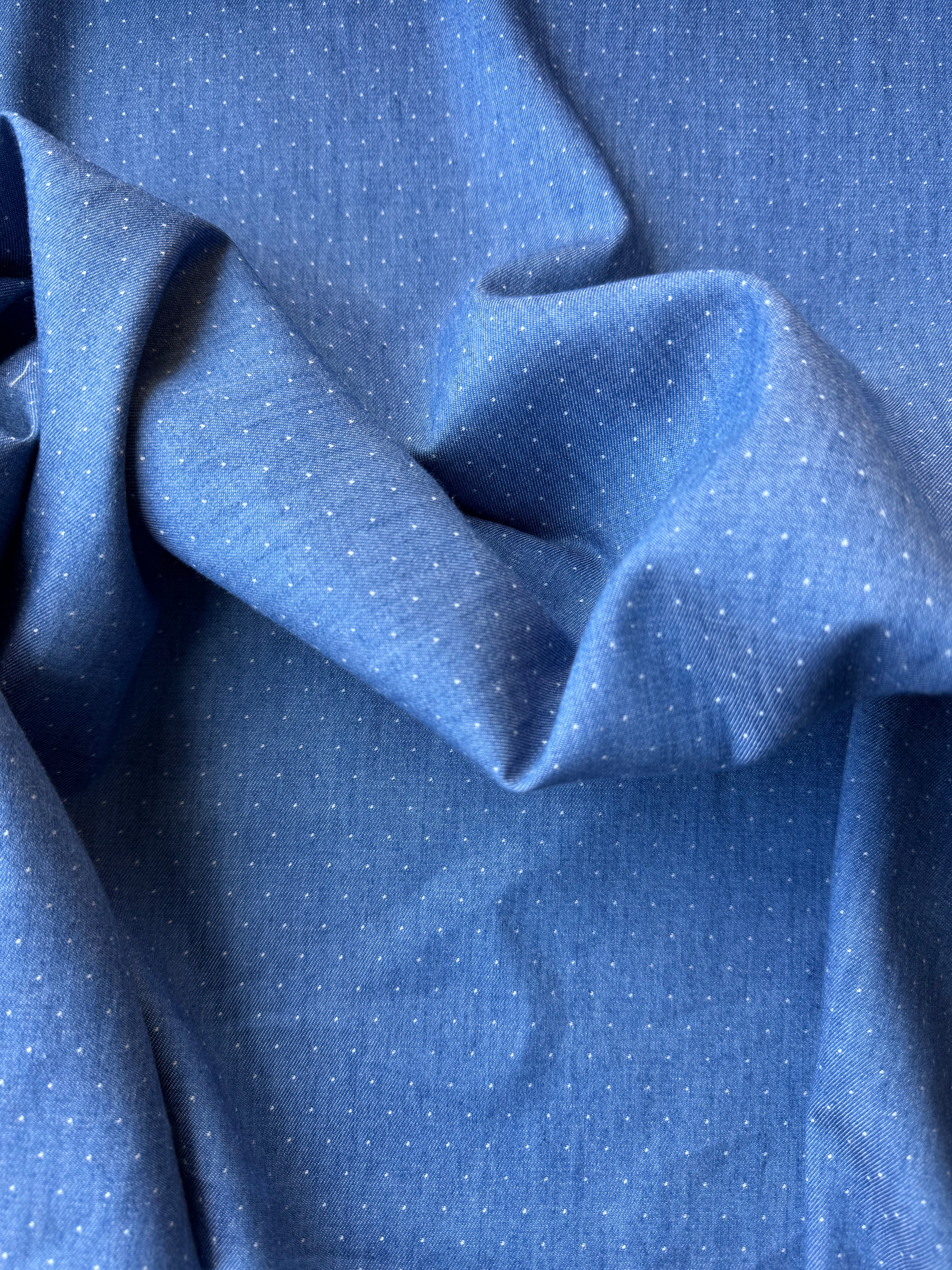 Tessuto Jeans Elastico Minipois