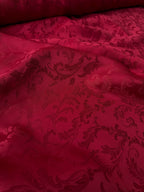 Tappezzeria Damascato Jacquard Classic Bordeaux 280