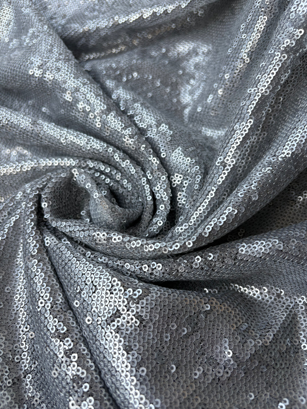 Pailettes Argento Elastiche