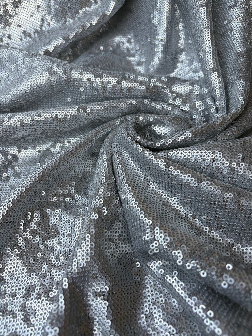 Pailettes Argento Elastiche