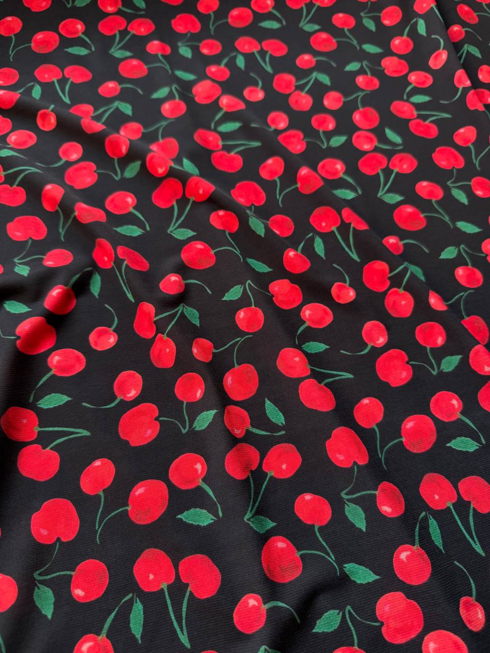 Jersey Maglina Floreale Ciliegia Cherry