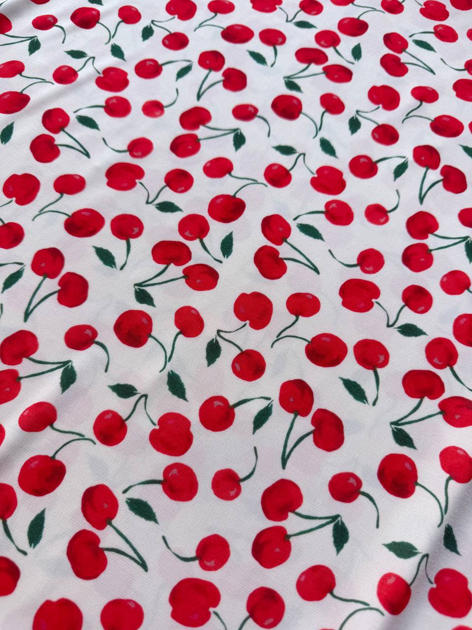 Jersey Maglina Floreale Ciliegia Cherry