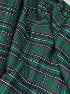 Tartan Scozzese Quadrone Verdone Inglese - WorldTessuti
