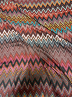 Tessuto Satin Stile Missoni