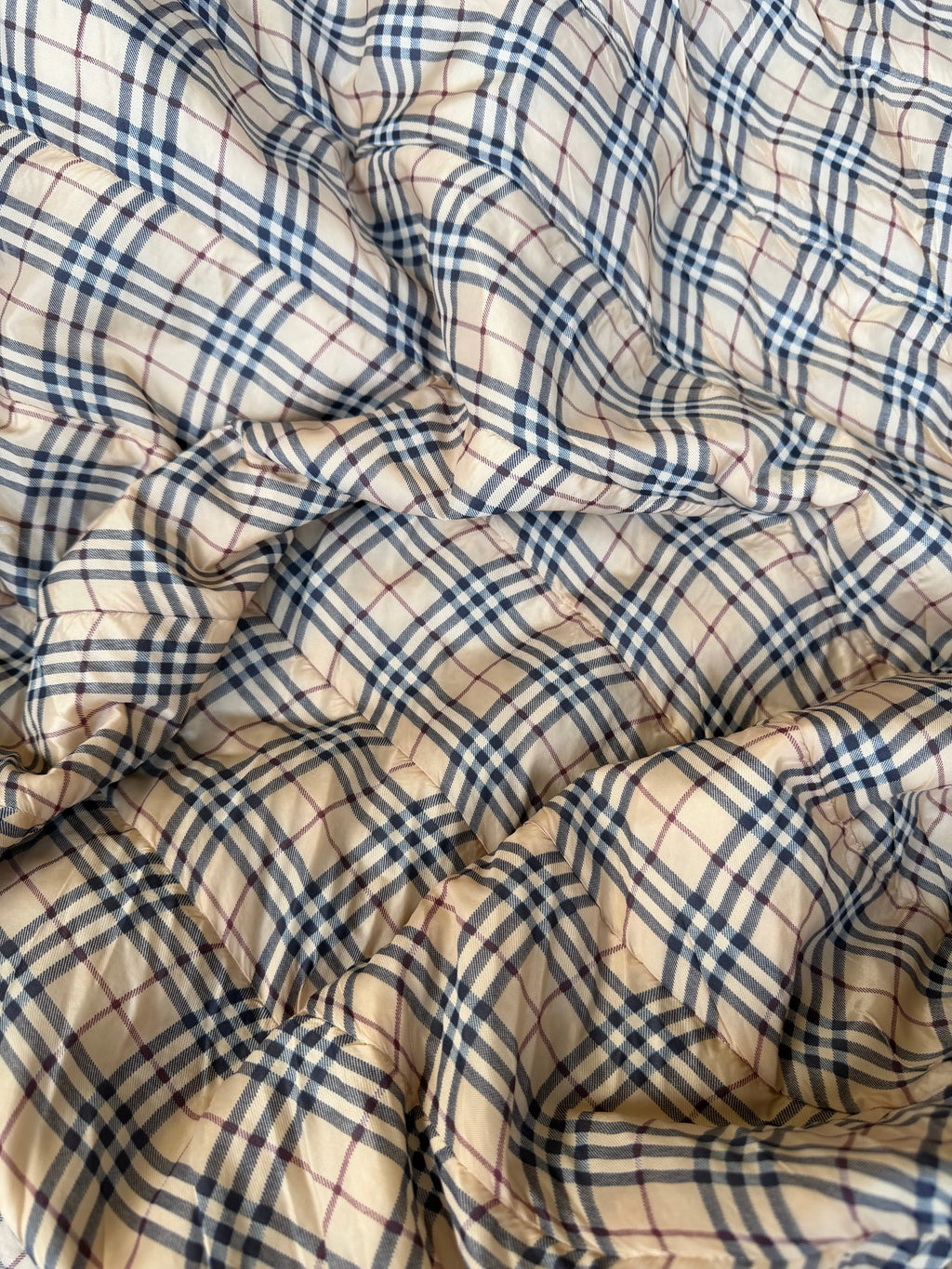 Fodera Trapuntata Stile Inglese Tartan