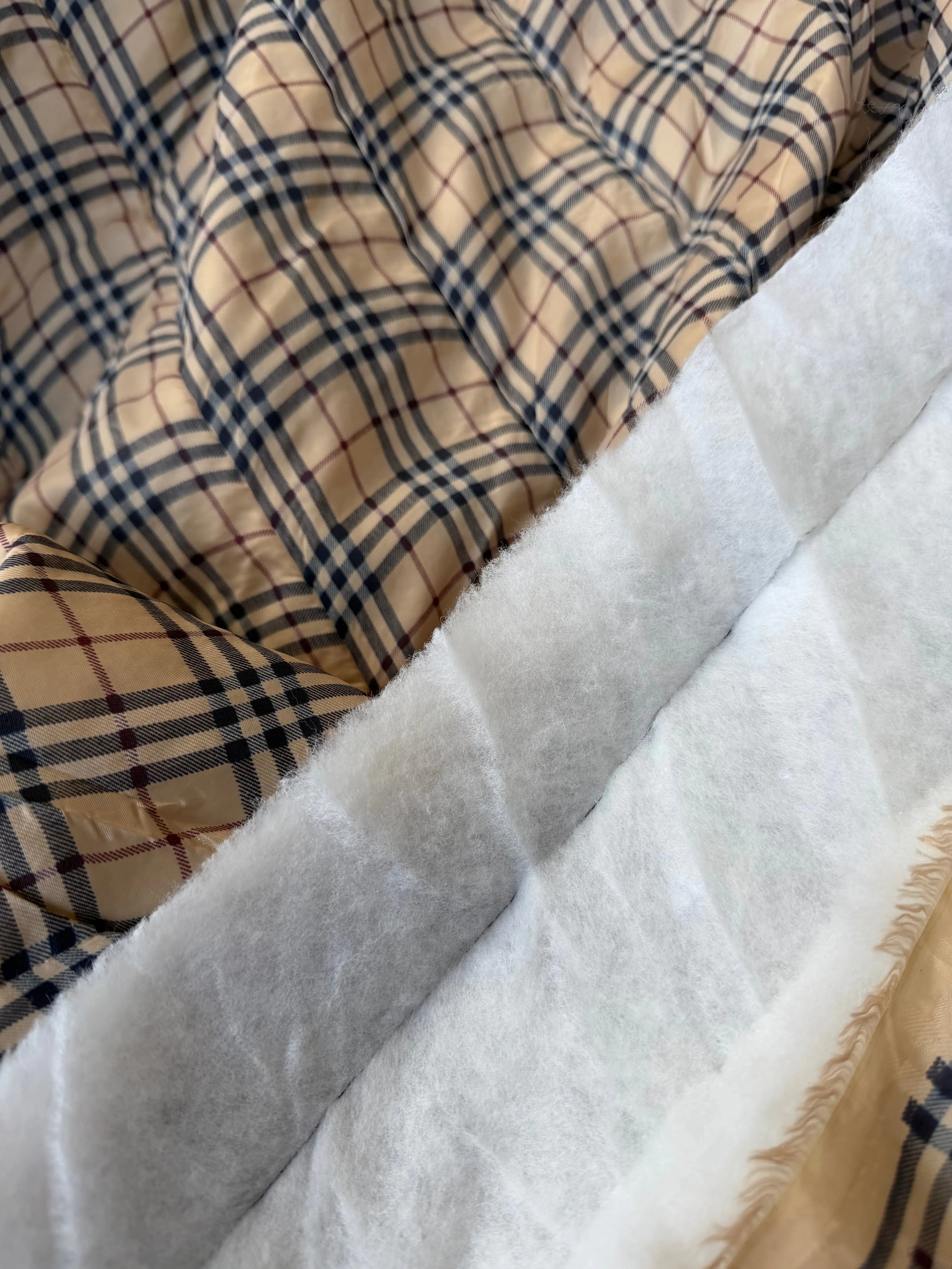 Fodera Trapuntata Stile Inglese Tartan