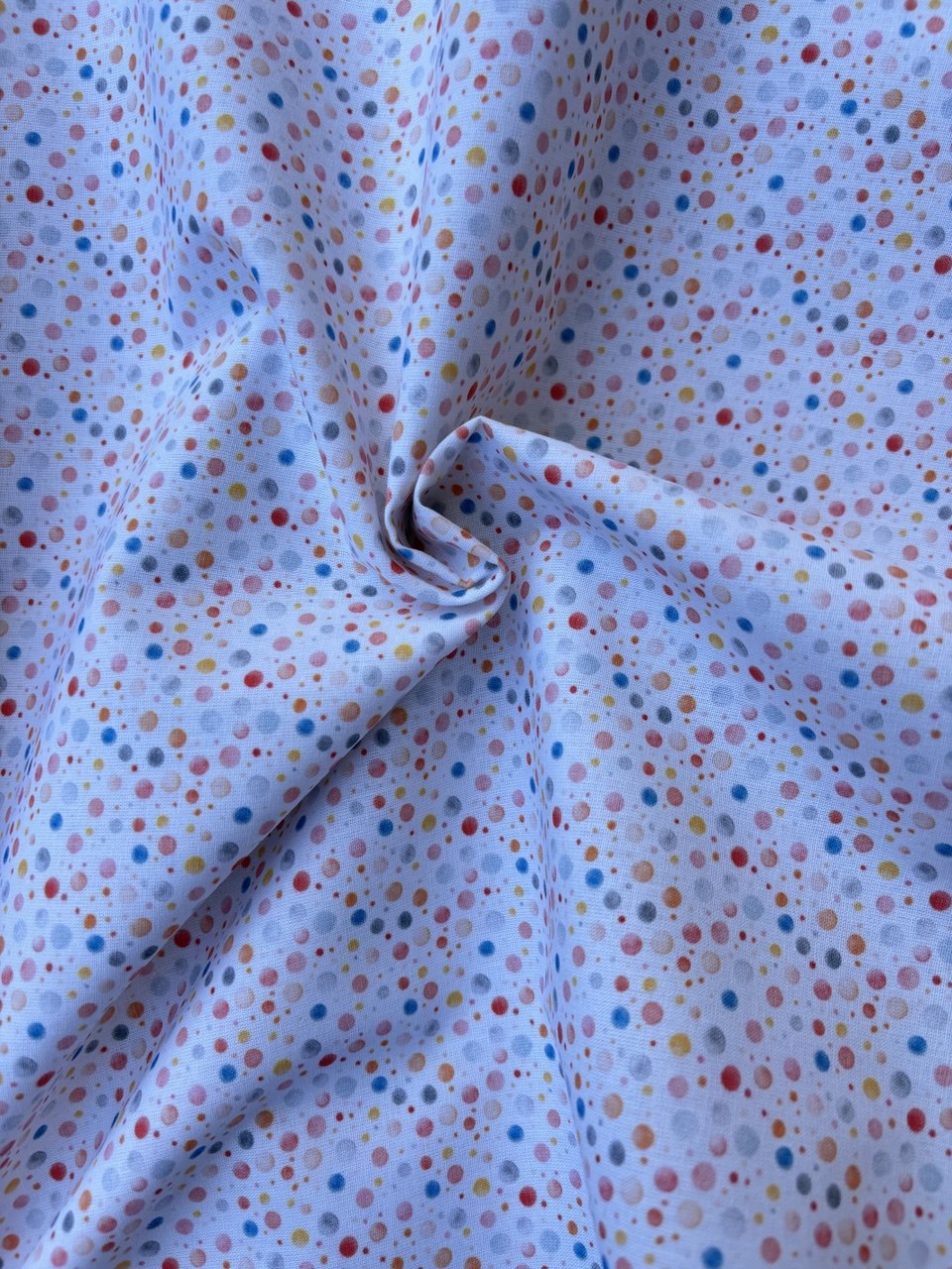 Cotone Pois Multicolor