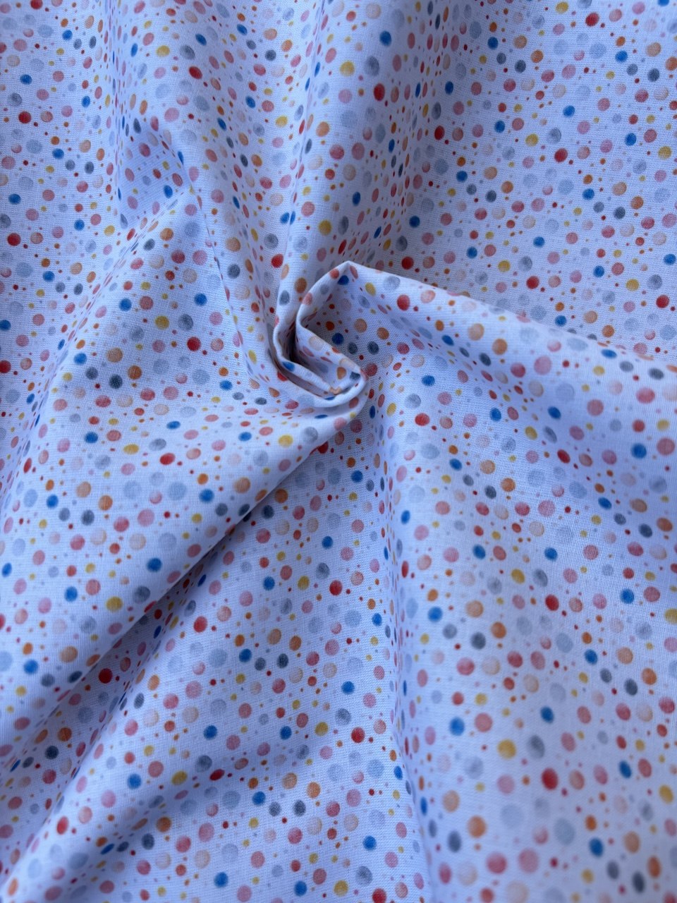 Cotone Pois Multicolor