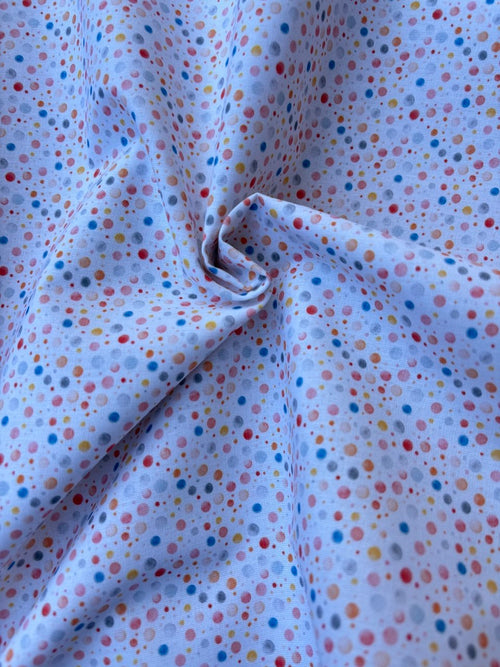 Cotone Pois Multicolor