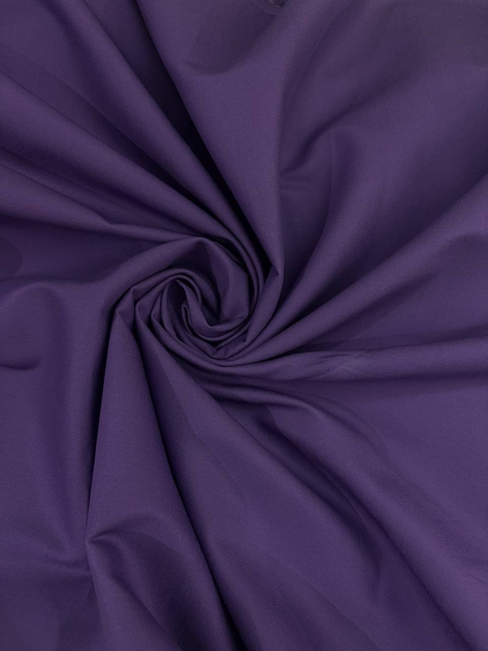 ASIA Black Cotton Sateen 