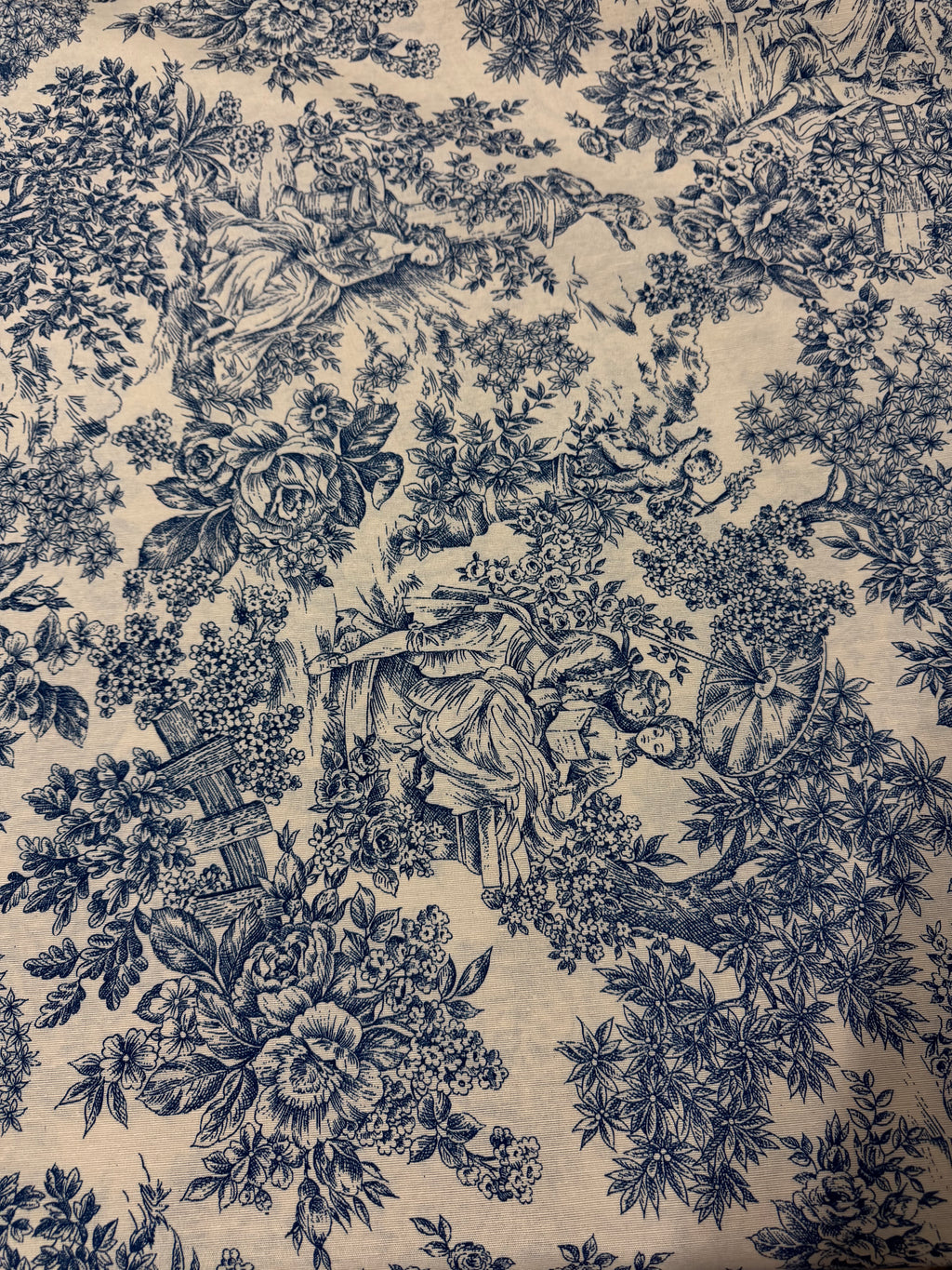 Tessuto Cotone Arredo Tela de Jouy