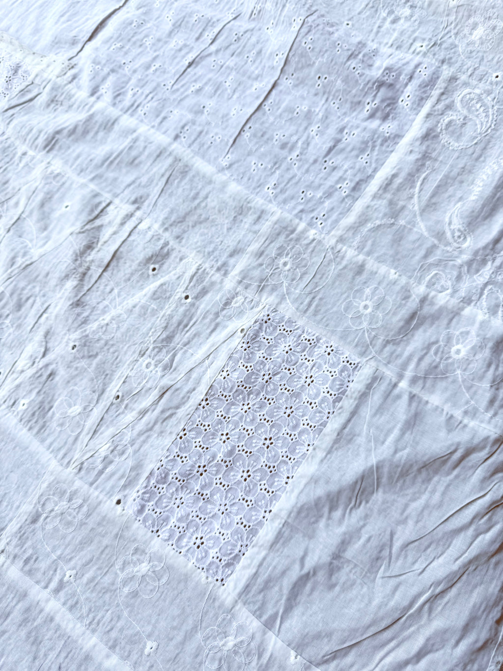 Cotone Pizzo San Gallo Patchwork