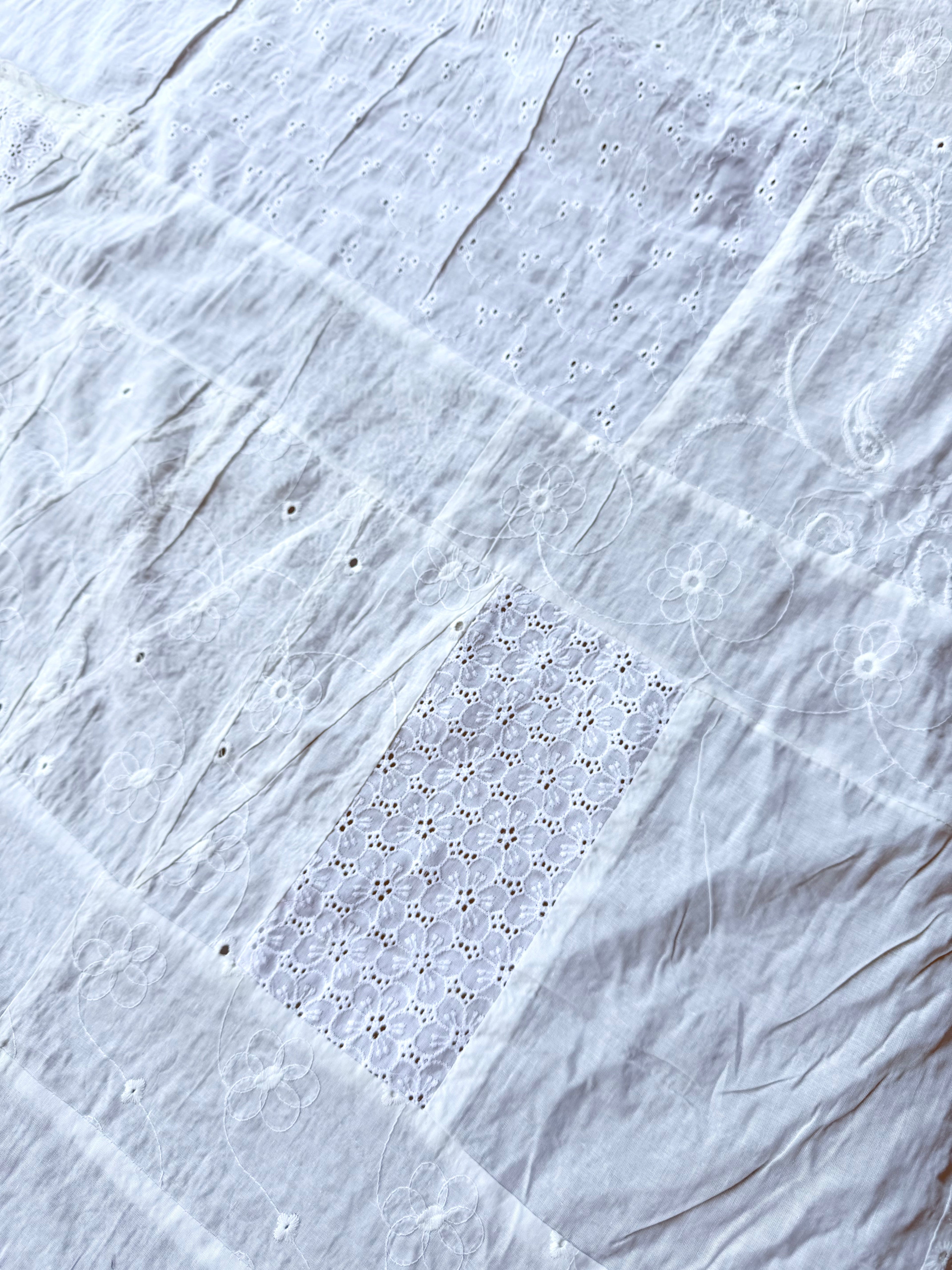 Cotone Pizzo San Gallo Patchwork