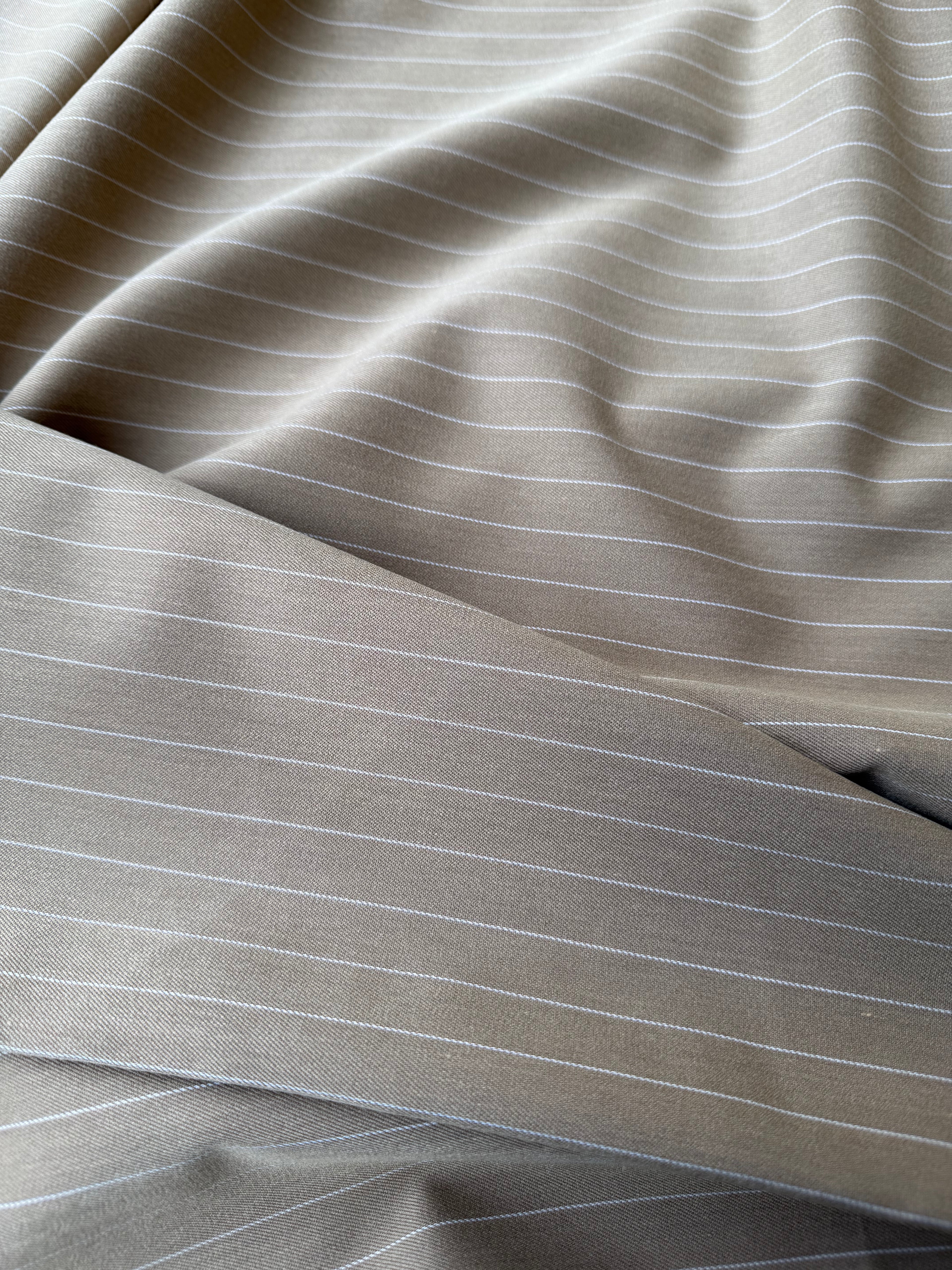 Fresco Lana Gessato Avorio