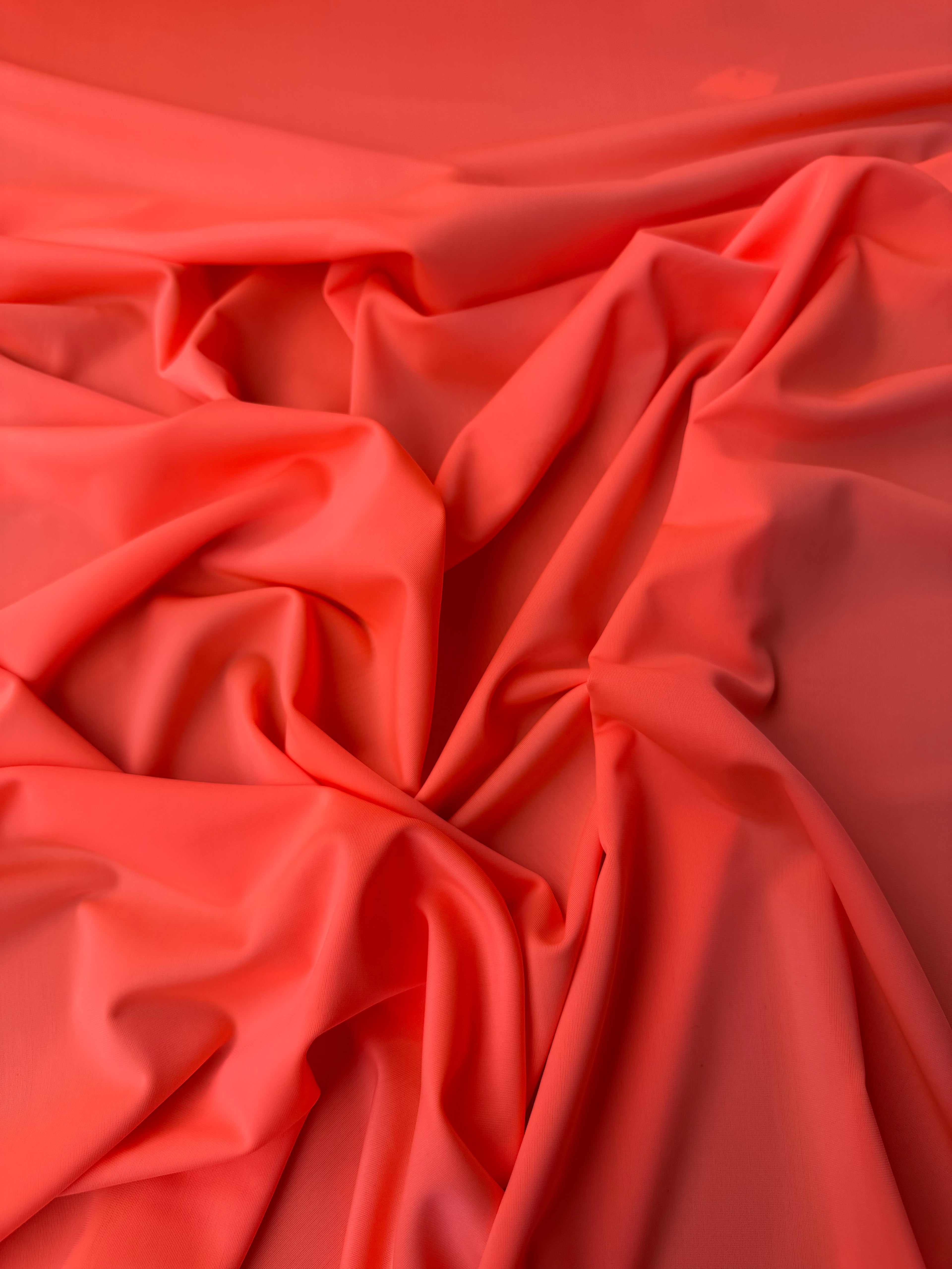 Lycra Tinta unita Pesca Fluo