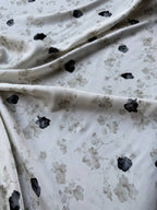 Tessuto Satin Viscosa Floreale Eliseo