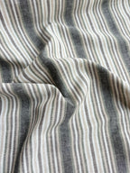Tessuto Lino Rigato Natural