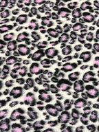 Tessuto Lana COTTA Animalier Rosa - WorldTessuti