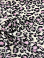 Tessuto Lana COTTA Animalier Rosa - WorldTessuti