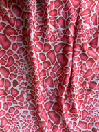 Scampolo Satin Giraffa Animalier Rossastro 3,00x2,80